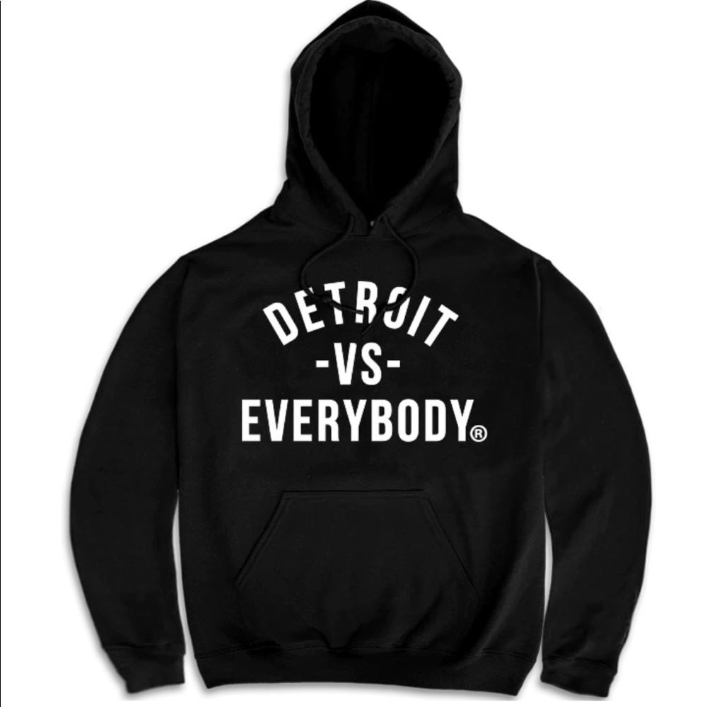 Black Detroit vs. Everybody Hoodie